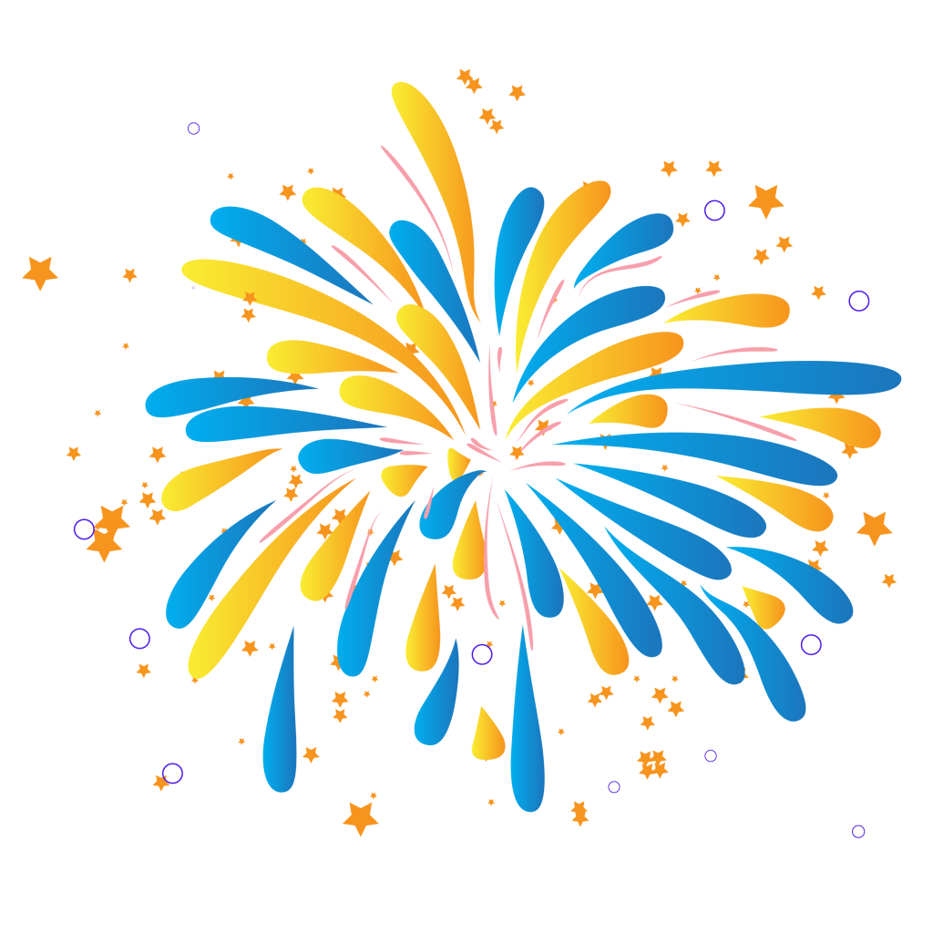 —Pngtree—fireworks explode element vector free 18464951